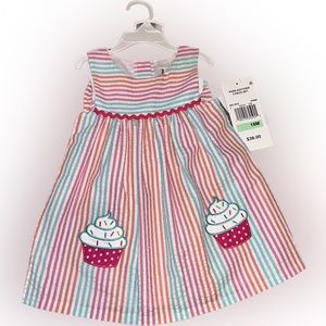 Stripe and Cupcake Rare Edition Dress Month 18